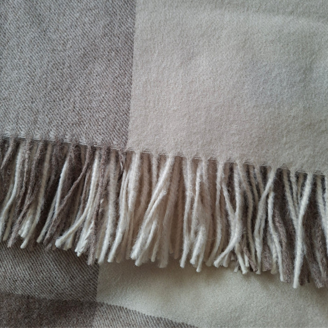 Santa Fe Baby Alpaca Blankie Walnootbruin 130x200 cm
